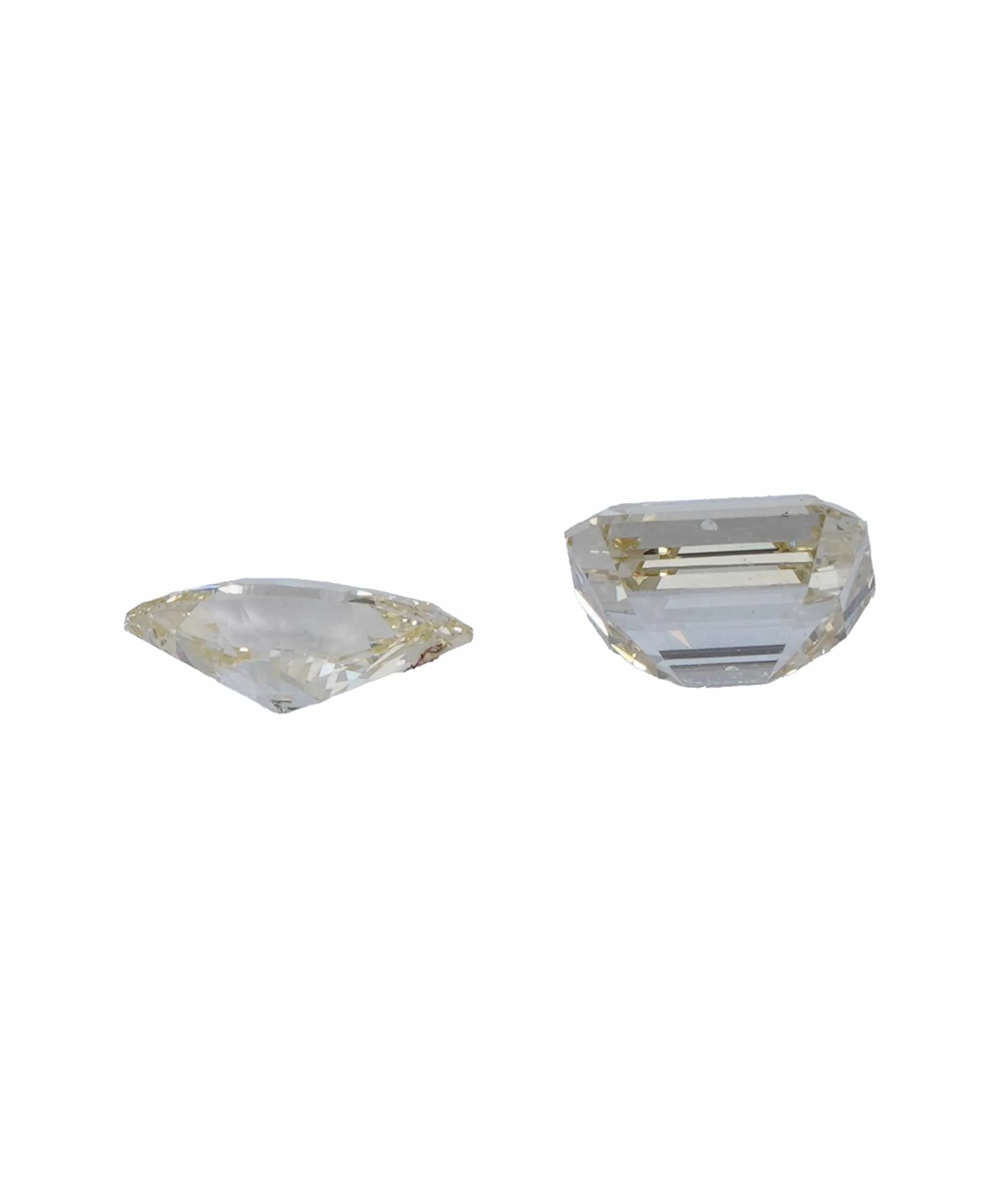 0.75 ct PEAR & EMERALD NATURAL FANCY ORANGE DIAMOND SET OF 2 ANL-S20-6