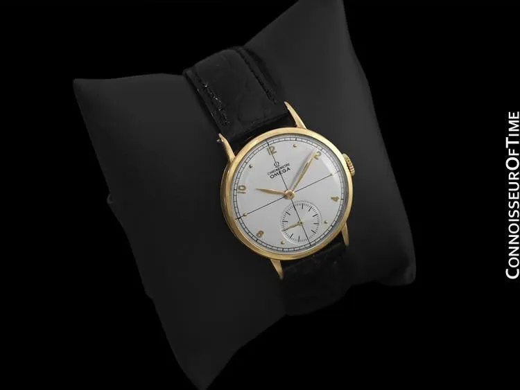 1947 Omega Vintage Mens Chronometer - Famous Cal. 30 T2 RG - 18K Gold