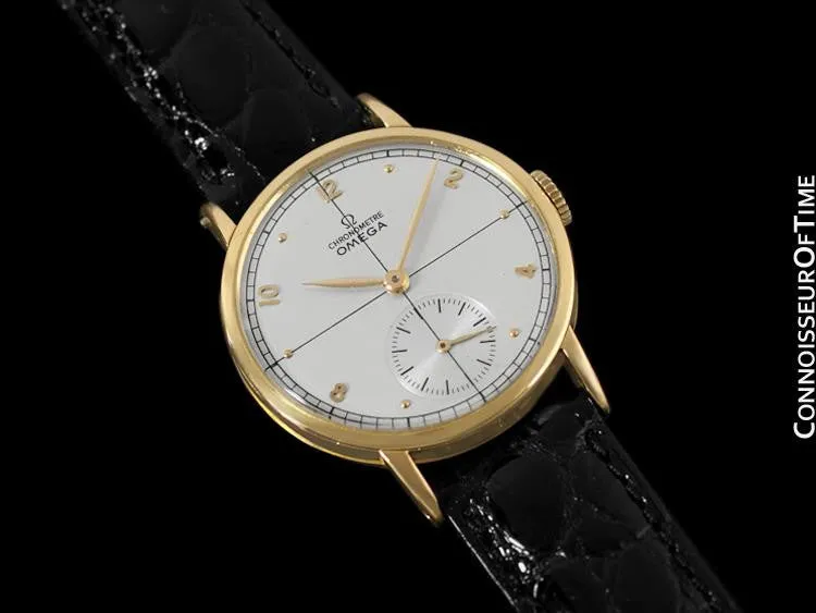 1947 Omega Vintage Mens Chronometer - Famous Cal. 30 T2 RG - 18K Gold