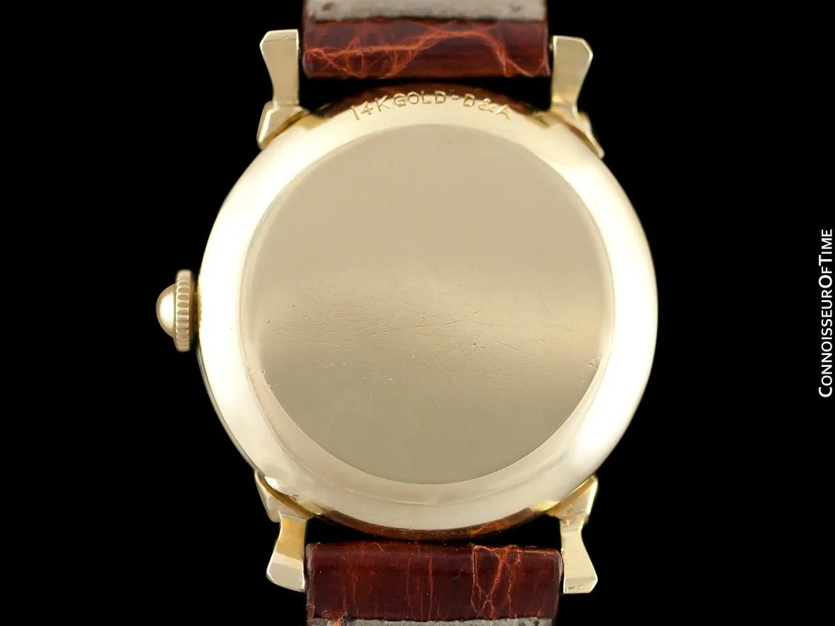 1950's Ulysse Nardin Vintage Mens Automatic Chronometer Watch - 14K Gold