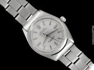1954 Rolex Oyster Perpetual Classic Vintage Mens Automatic Watch, Ref. 6564 - Stainless Steel