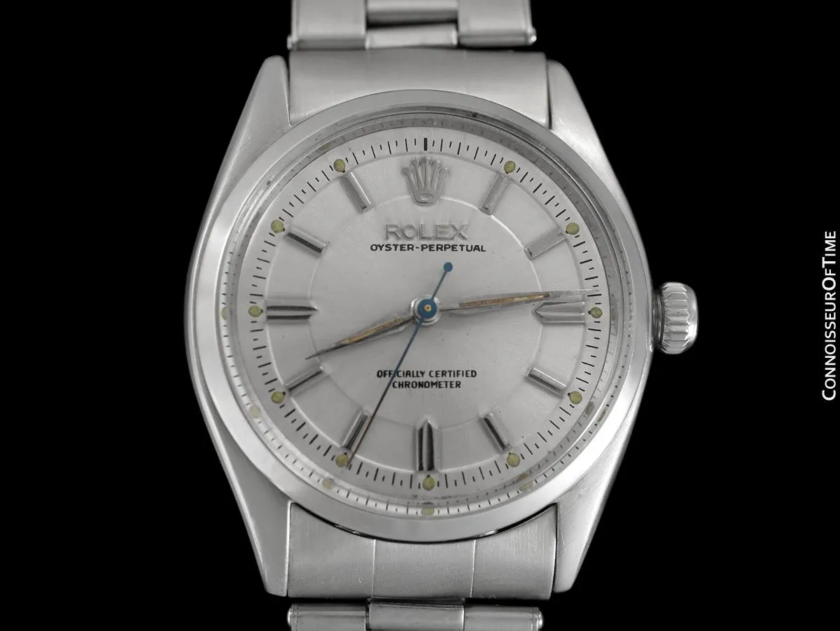 1954 Rolex Oyster Perpetual Classic Vintage Mens Automatic Watch, Ref. 6564 - Stainless Steel