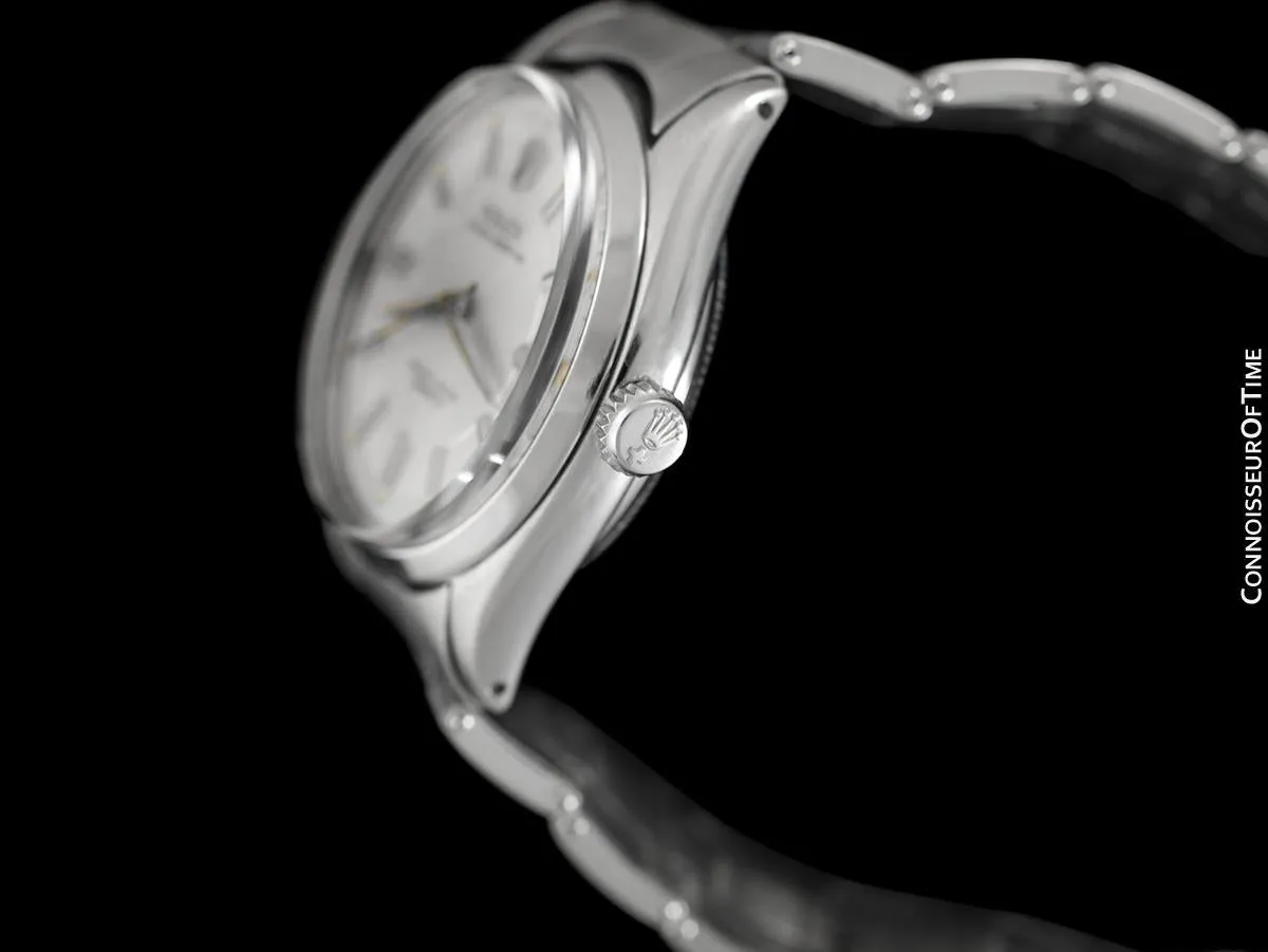 1954 Rolex Oyster Perpetual Classic Vintage Mens Automatic Watch, Ref. 6564 - Stainless Steel