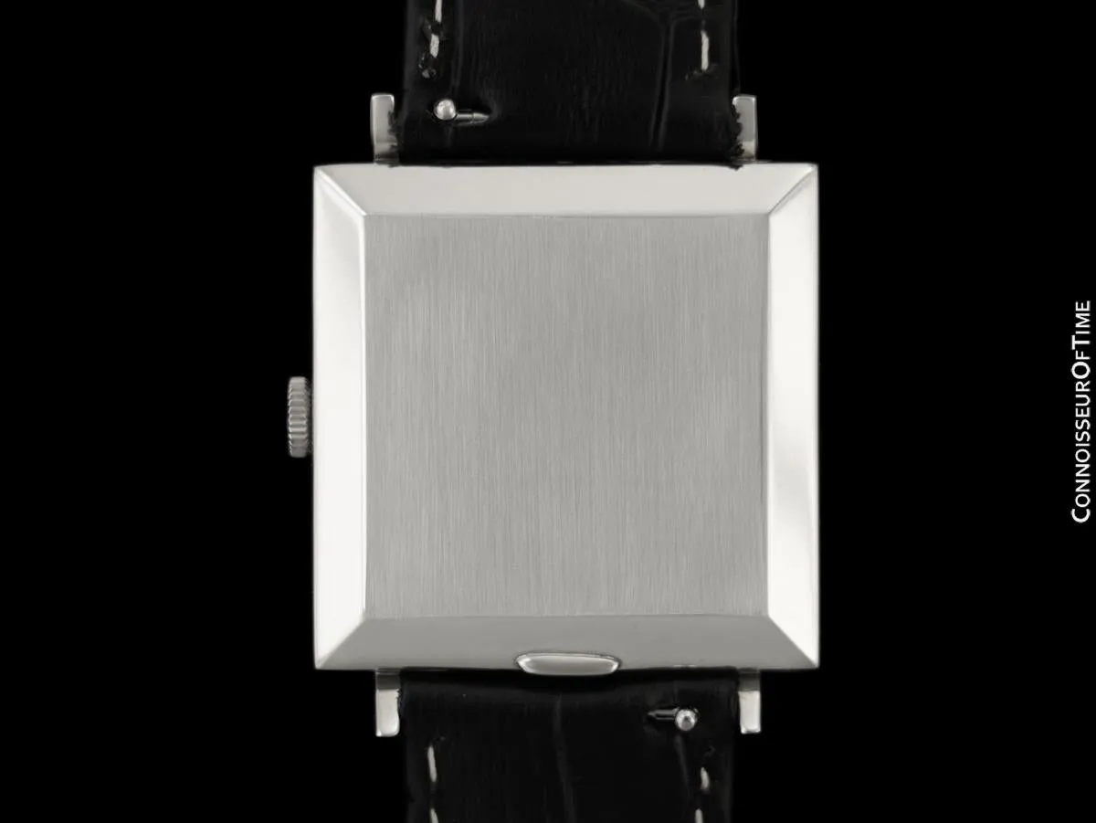 1963 IWC Vintage Mens Square Watch, Cal. 854 Automatic - Stainless Steel