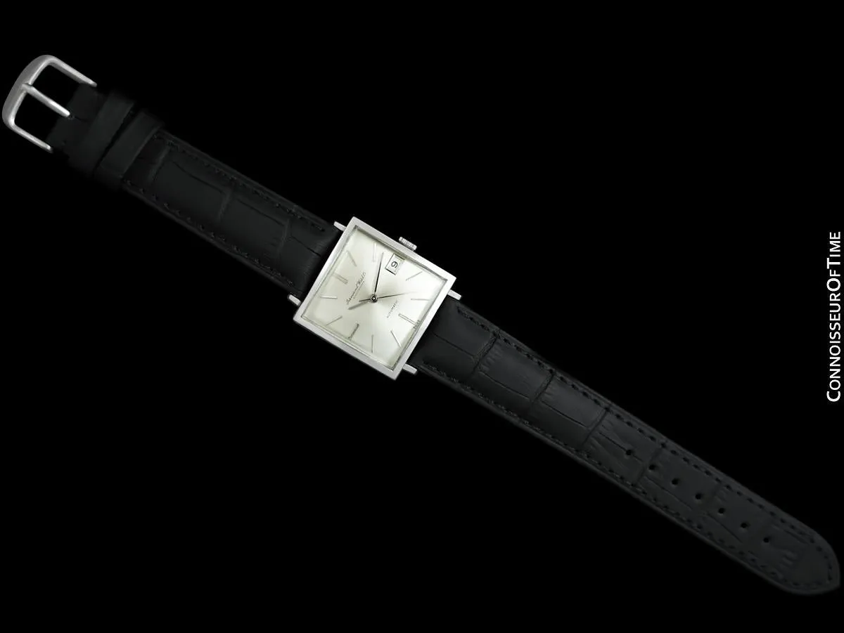1969 IWC Vintage Mens Square Watch, Cal. 8541B Automatic, Date - Stainless Steel