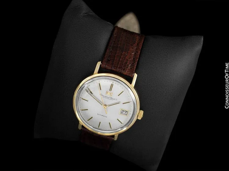 1971 IWC Vintage Full Size Mens Watch, Cal. 8541B Automatic with Date - 18K Gold