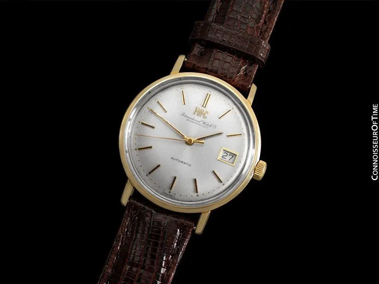 1971 IWC Vintage Full Size Mens Watch, Cal. 8541B Automatic with Date - 18K Gold