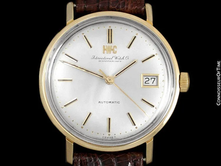 1971 IWC Vintage Full Size Mens Watch, Cal. 8541B Automatic with Date - 18K Gold