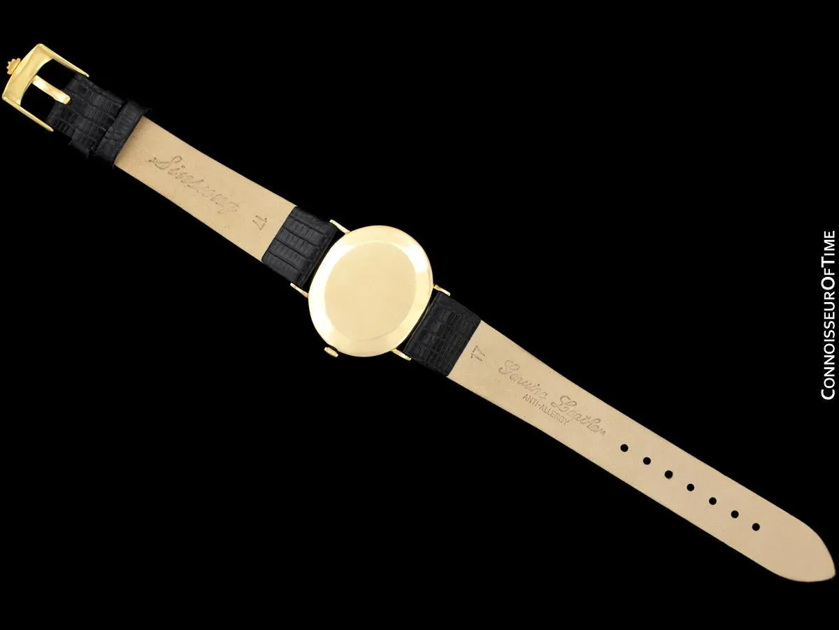1971 Rolex Cellini Vintage Mens Midsize Handwound Watch, Ref. 4083 - 18K Gold