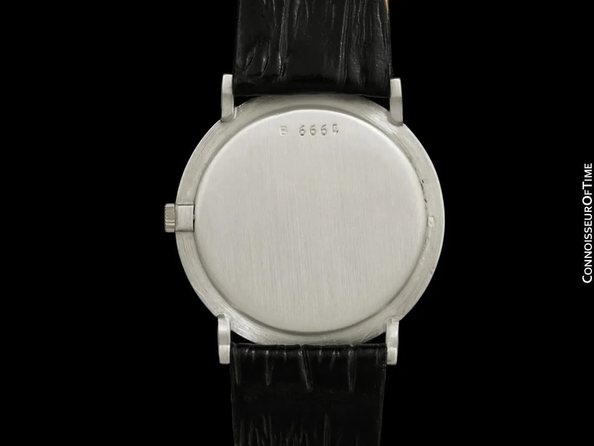 1975 Audemars Piguet "Extra-Flat" Vintage Mens Midsize Watch - 18K White Gold