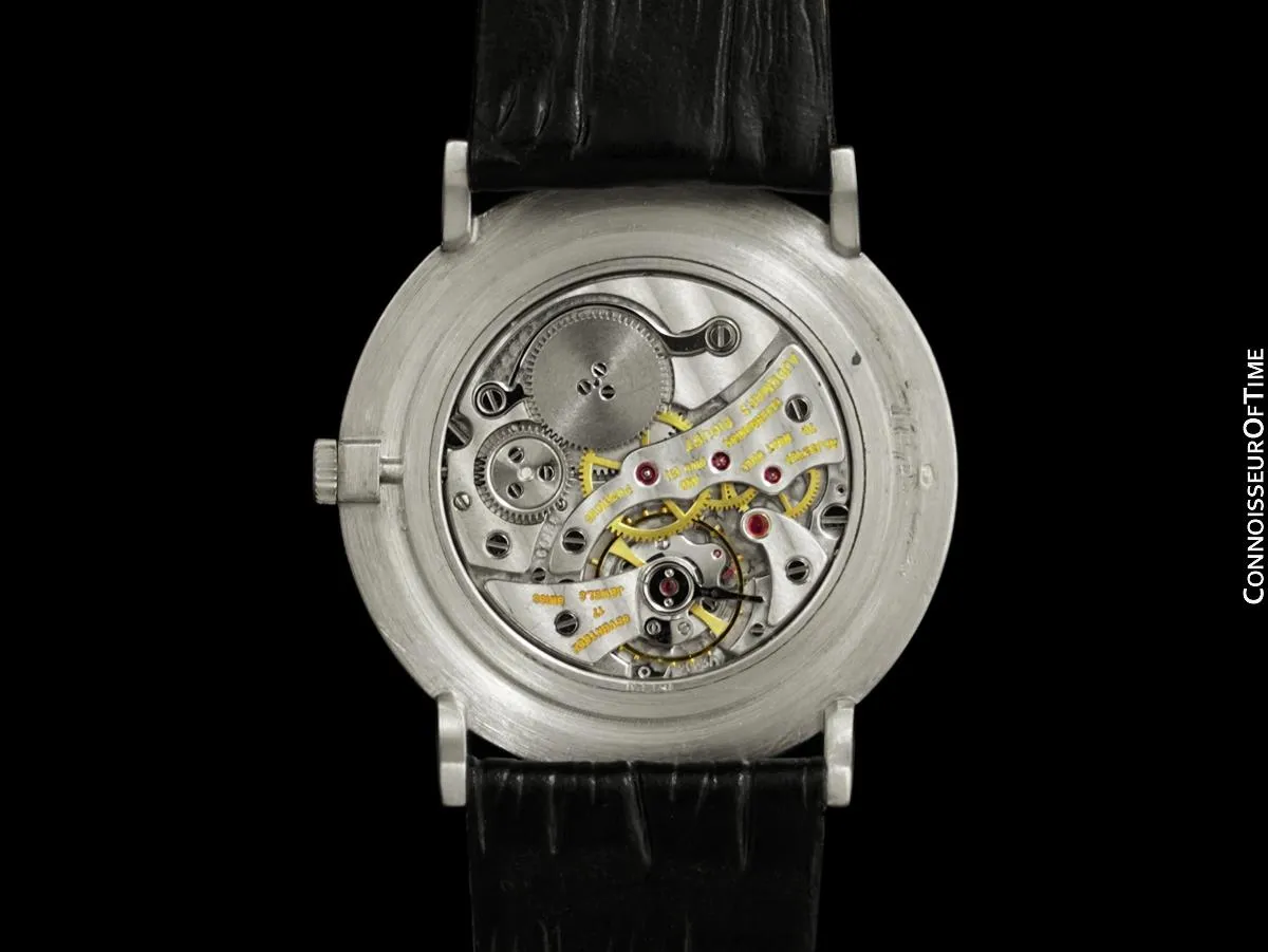 1975 Audemars Piguet "Extra-Flat" Vintage Mens Midsize Watch - 18K White Gold