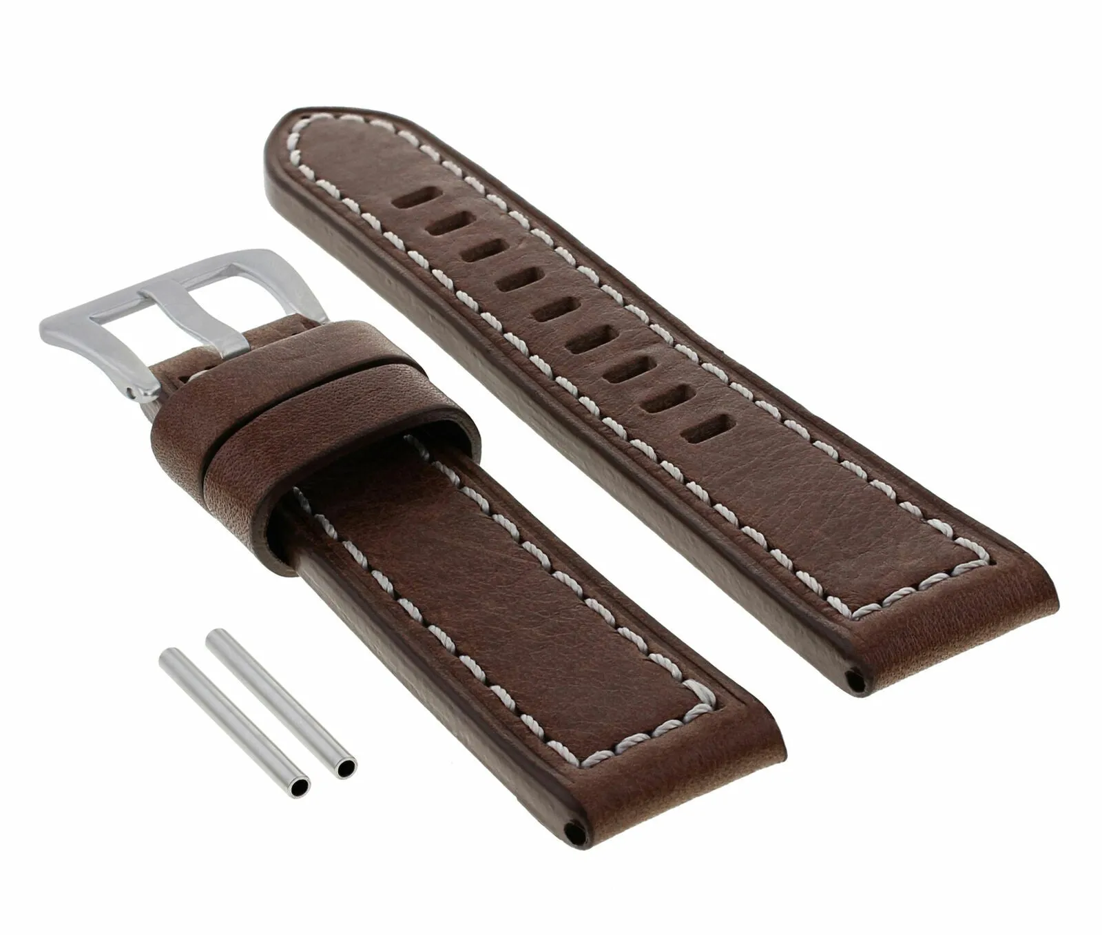 20-22-24MM  LEATHER WATCH BAND STRAP FOR ZENITH PILOT AERONEV TYPE 20 WATCH