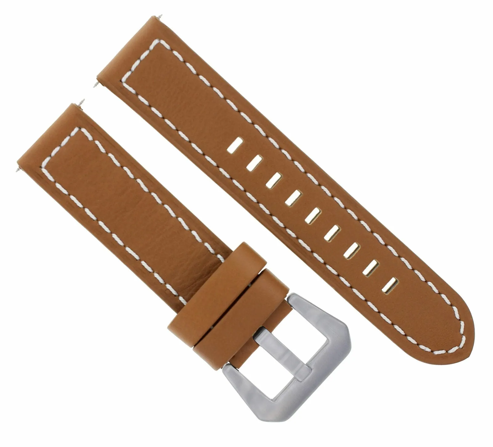 20-22-24MM  LEATHER WATCH BAND STRAP FOR ZENITH PILOT AERONEV TYPE 20 WATCH