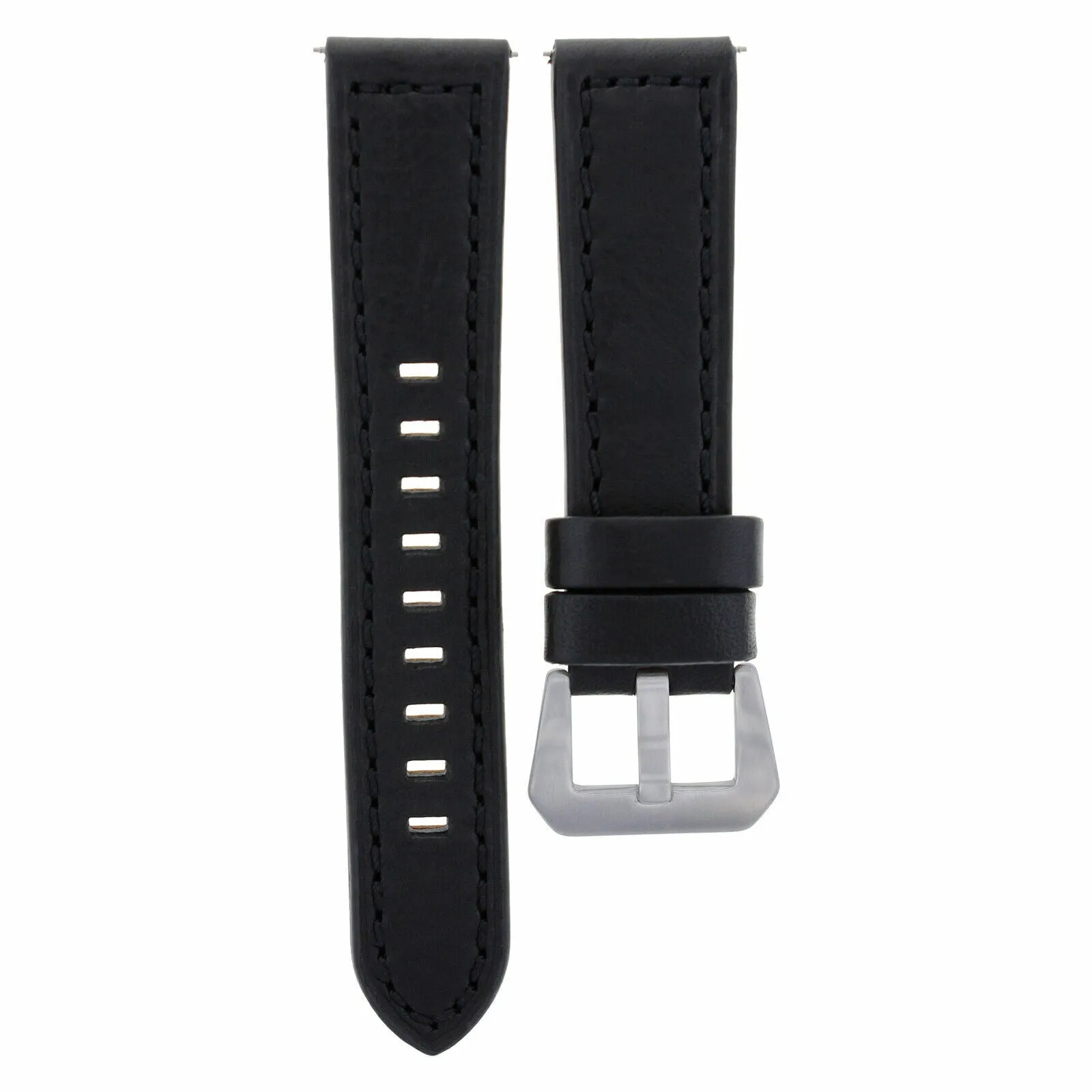 20-22-24MM  LEATHER WATCH BAND STRAP FOR ZENITH PILOT AERONEV TYPE 20 WATCH