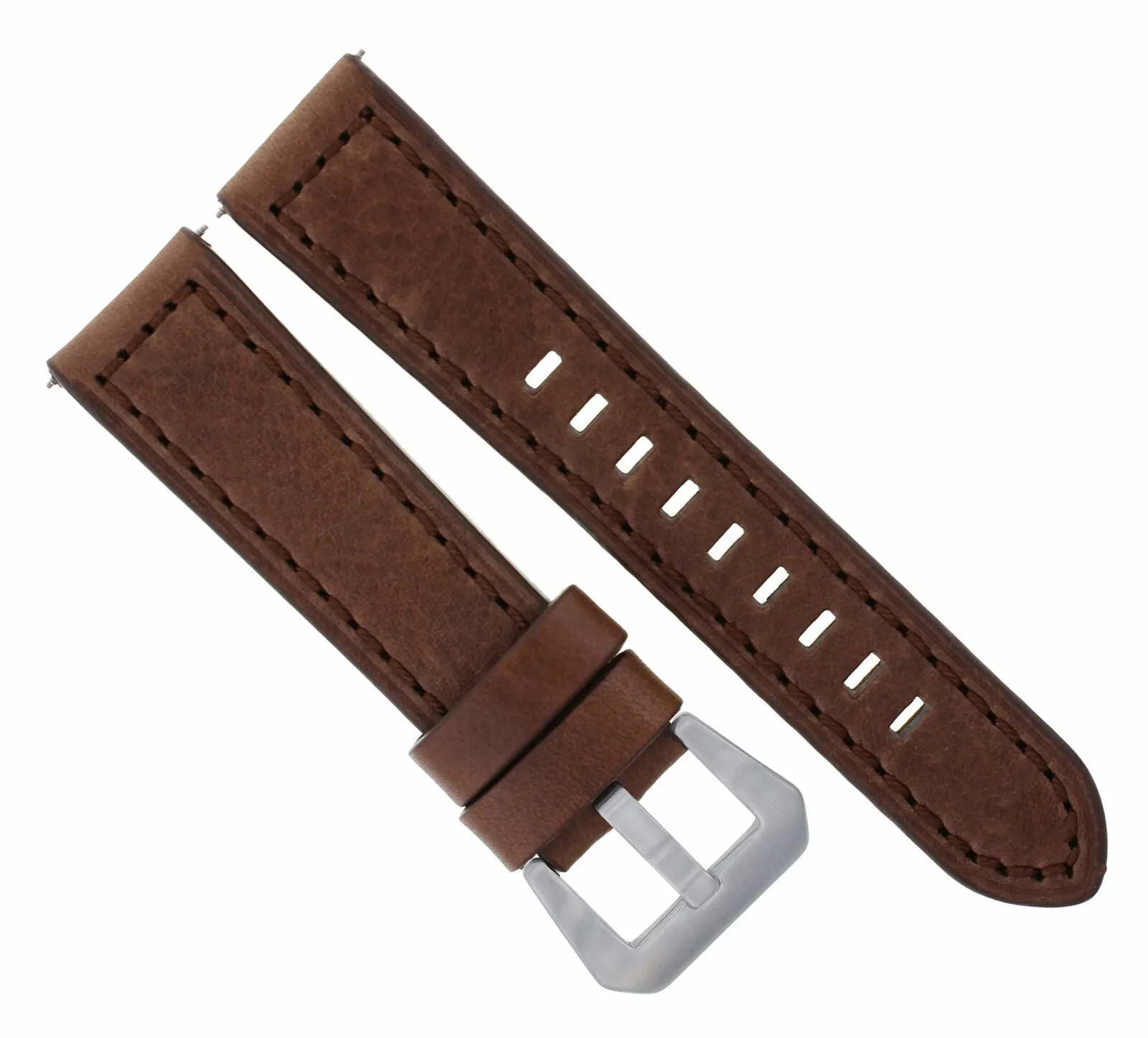 20-22-24MM  LEATHER WATCH BAND STRAP FOR ZENITH PILOT AERONEV TYPE 20 WATCH