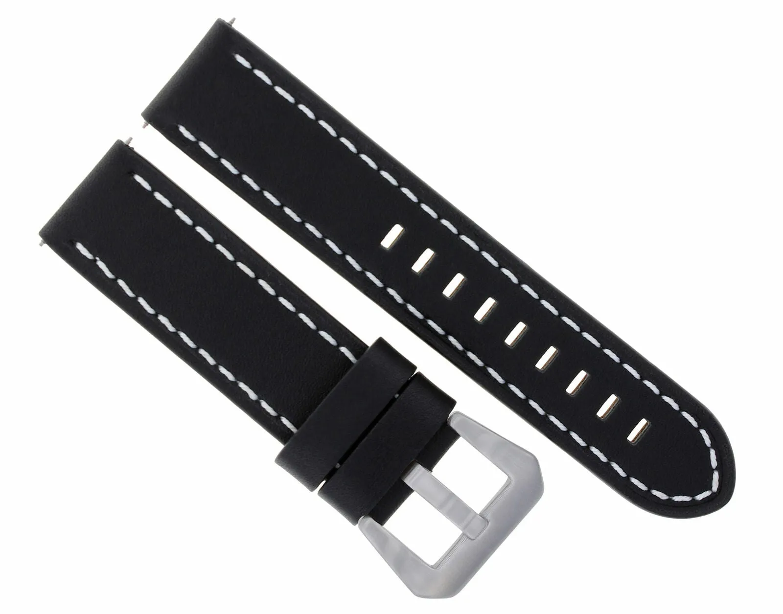 20-22-24MM  LEATHER WATCH BAND STRAP FOR ZENITH PILOT AERONEV TYPE 20 WATCH