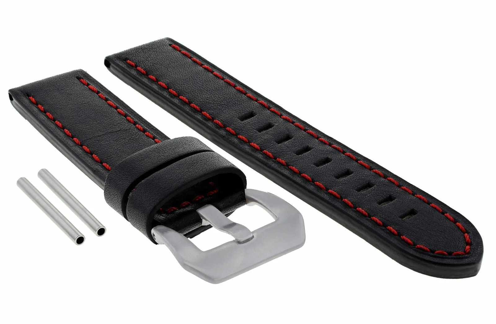20-22-24MM  LEATHER WATCH BAND STRAP FOR ZENITH PILOT AERONEV TYPE 20 WATCH