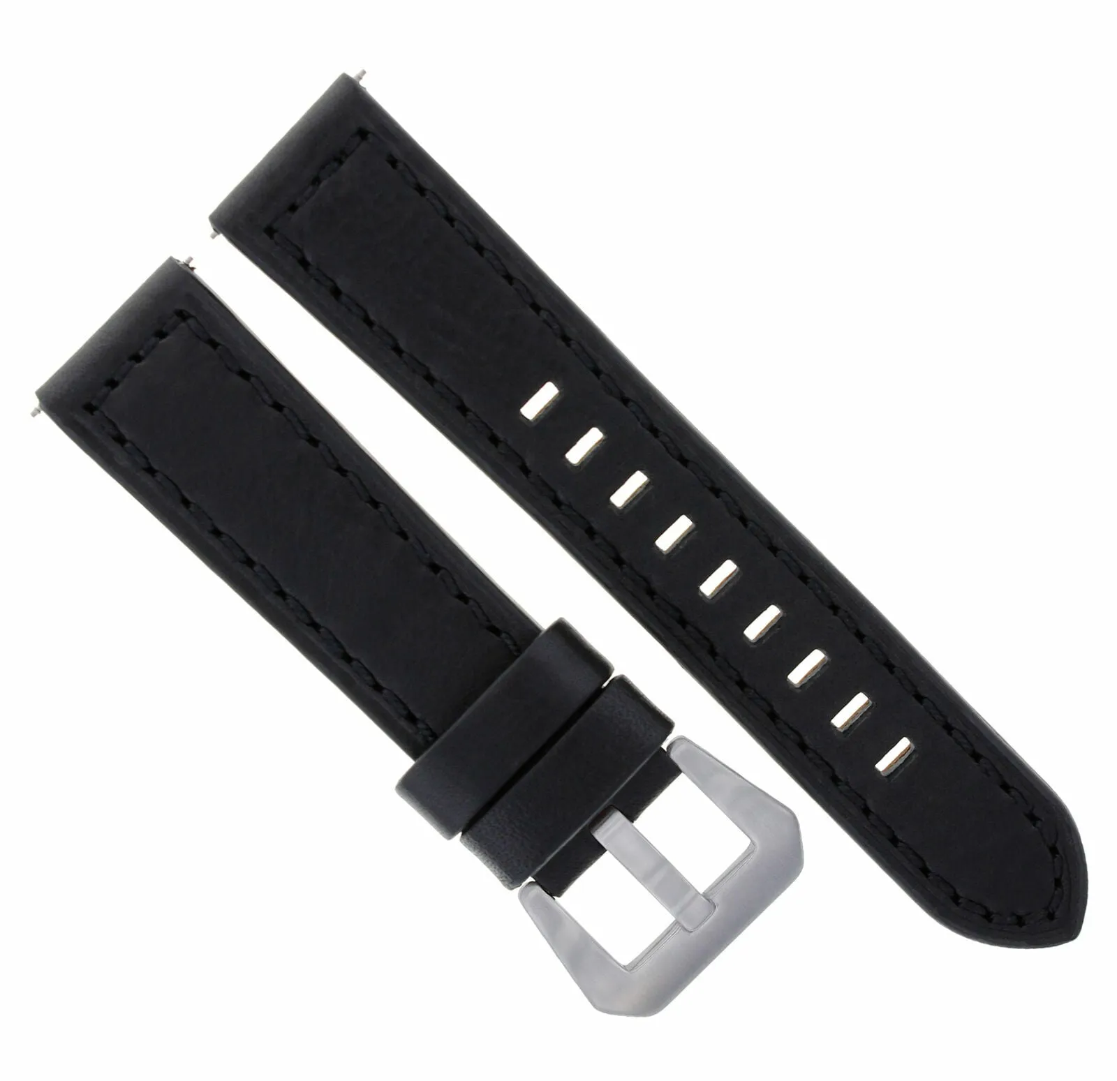 20-22-24MM  LEATHER WATCH BAND STRAP FOR ZENITH PILOT AERONEV TYPE 20 WATCH