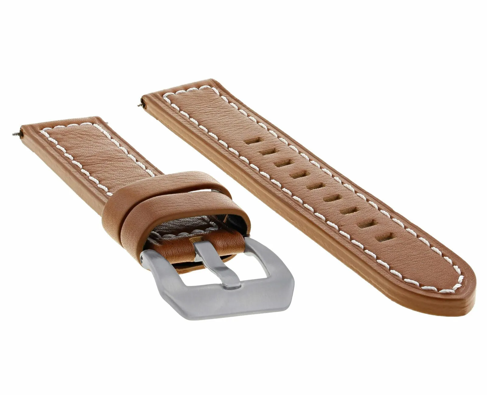 20-22-24MM  LEATHER WATCH BAND STRAP FOR ZENITH PILOT AERONEV TYPE 20 WATCH