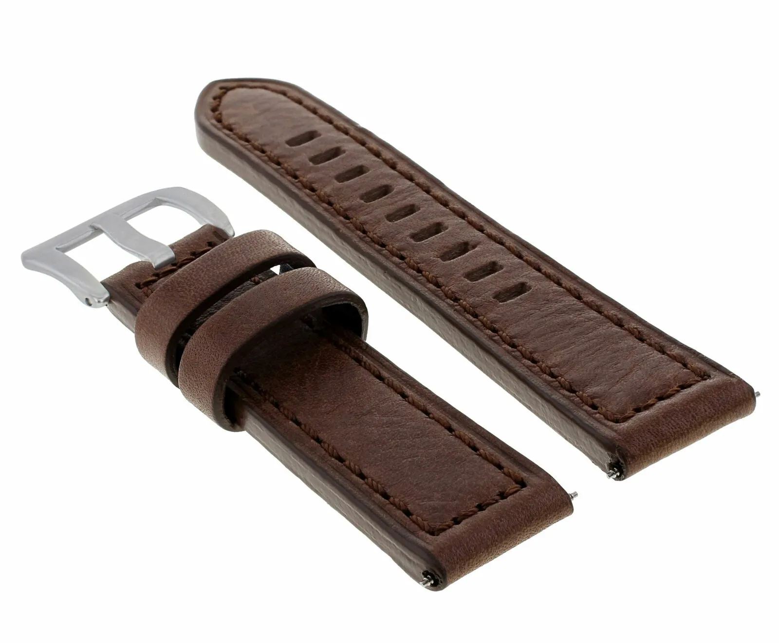 20-22-24MM  LEATHER WATCH BAND STRAP FOR ZENITH PILOT AERONEV TYPE 20 WATCH