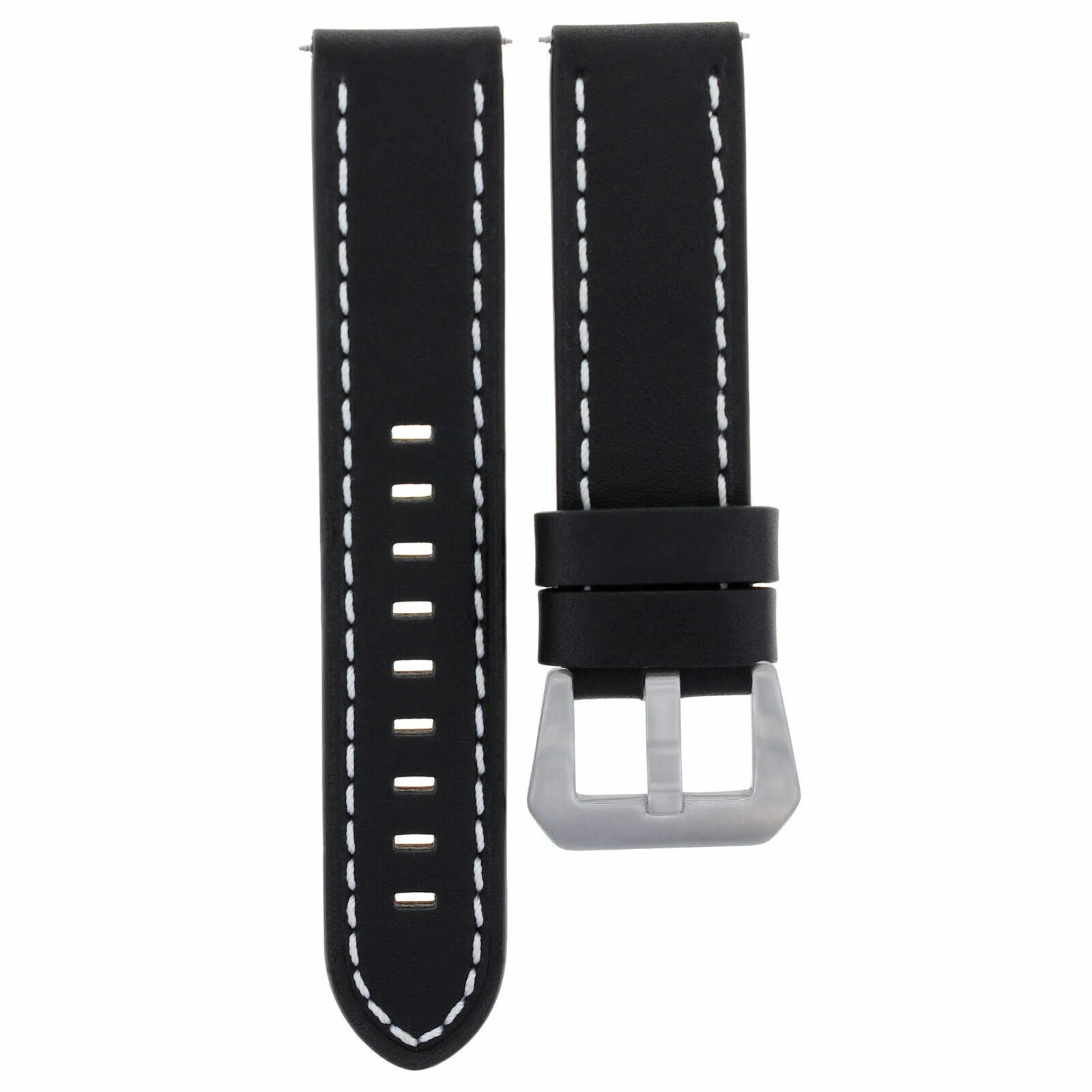 20-22-24MM  LEATHER WATCH BAND STRAP FOR ZENITH PILOT AERONEV TYPE 20 WATCH