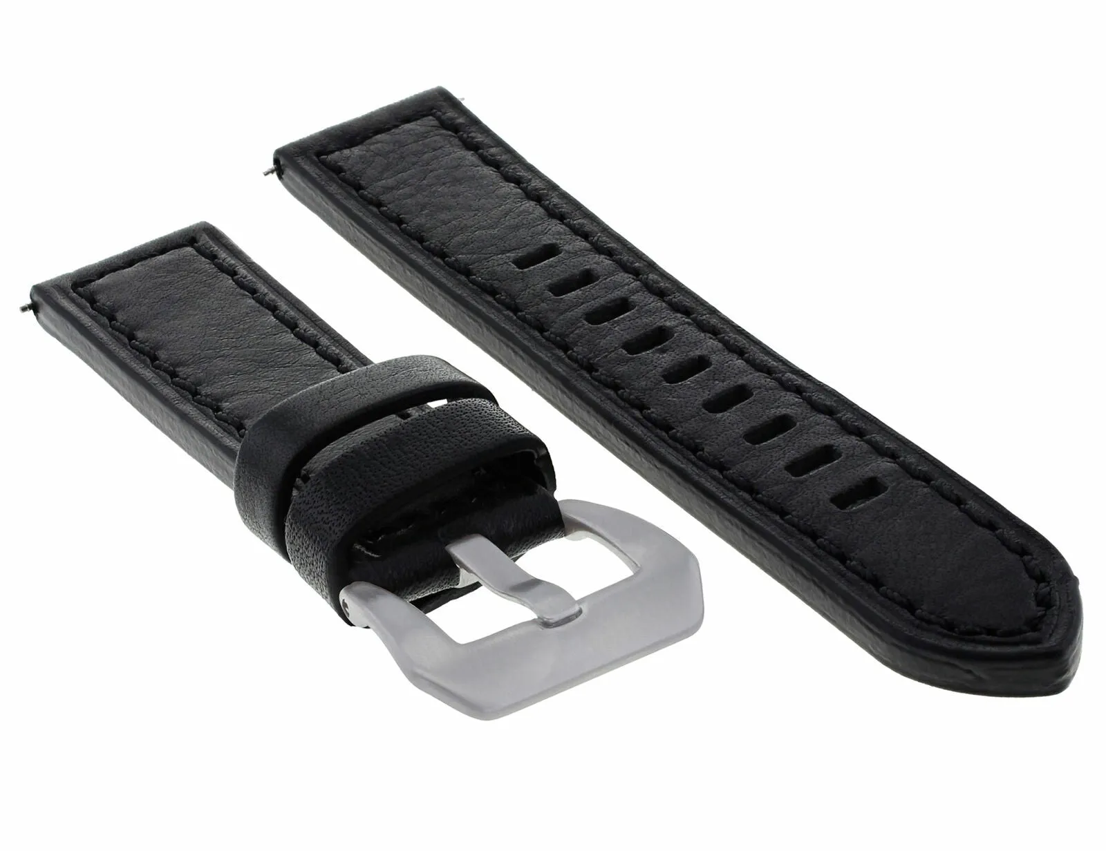 20-22-24MM  LEATHER WATCH BAND STRAP FOR ZENITH PILOT AERONEV TYPE 20 WATCH