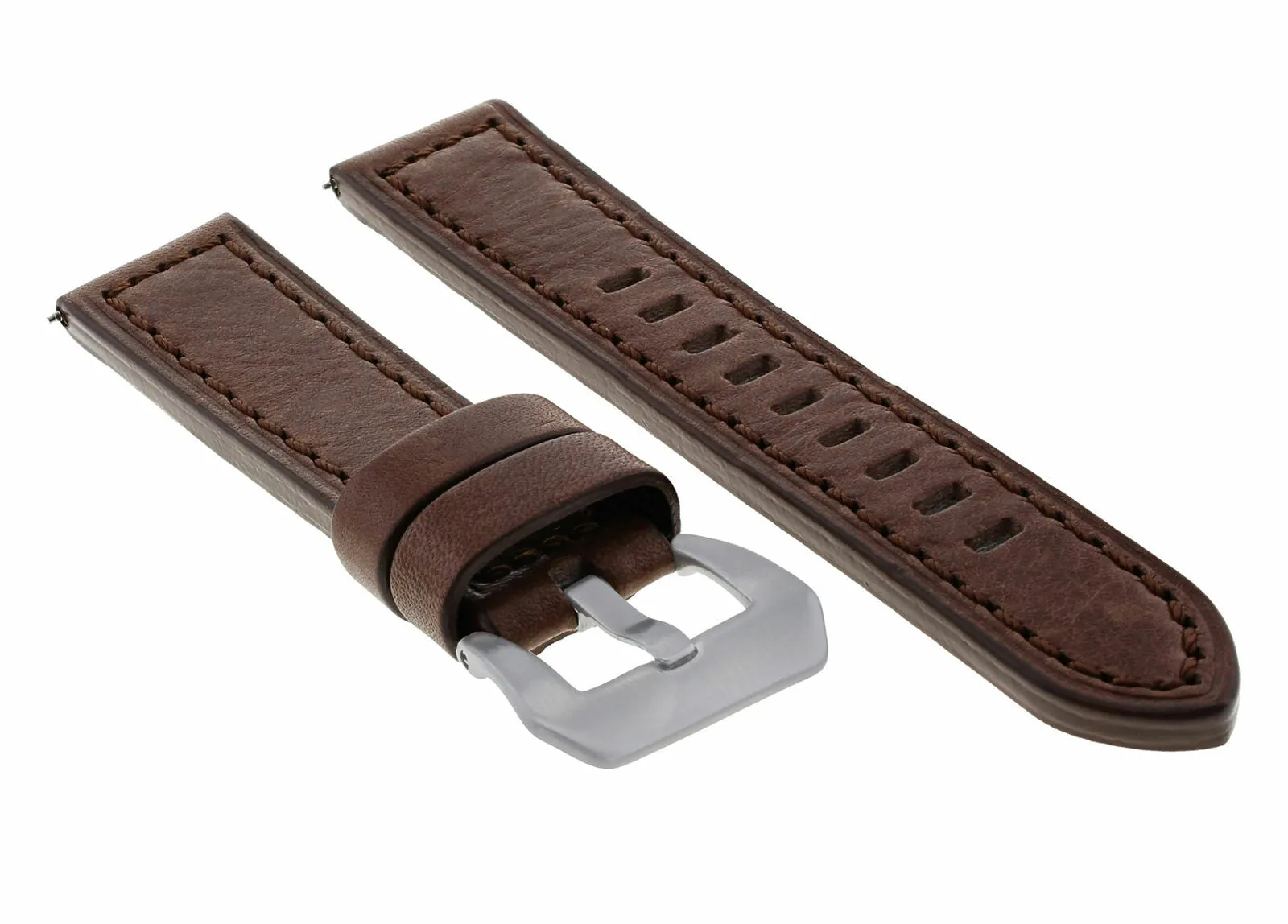 20-22-24MM  LEATHER WATCH BAND STRAP FOR ZENITH PILOT AERONEV TYPE 20 WATCH