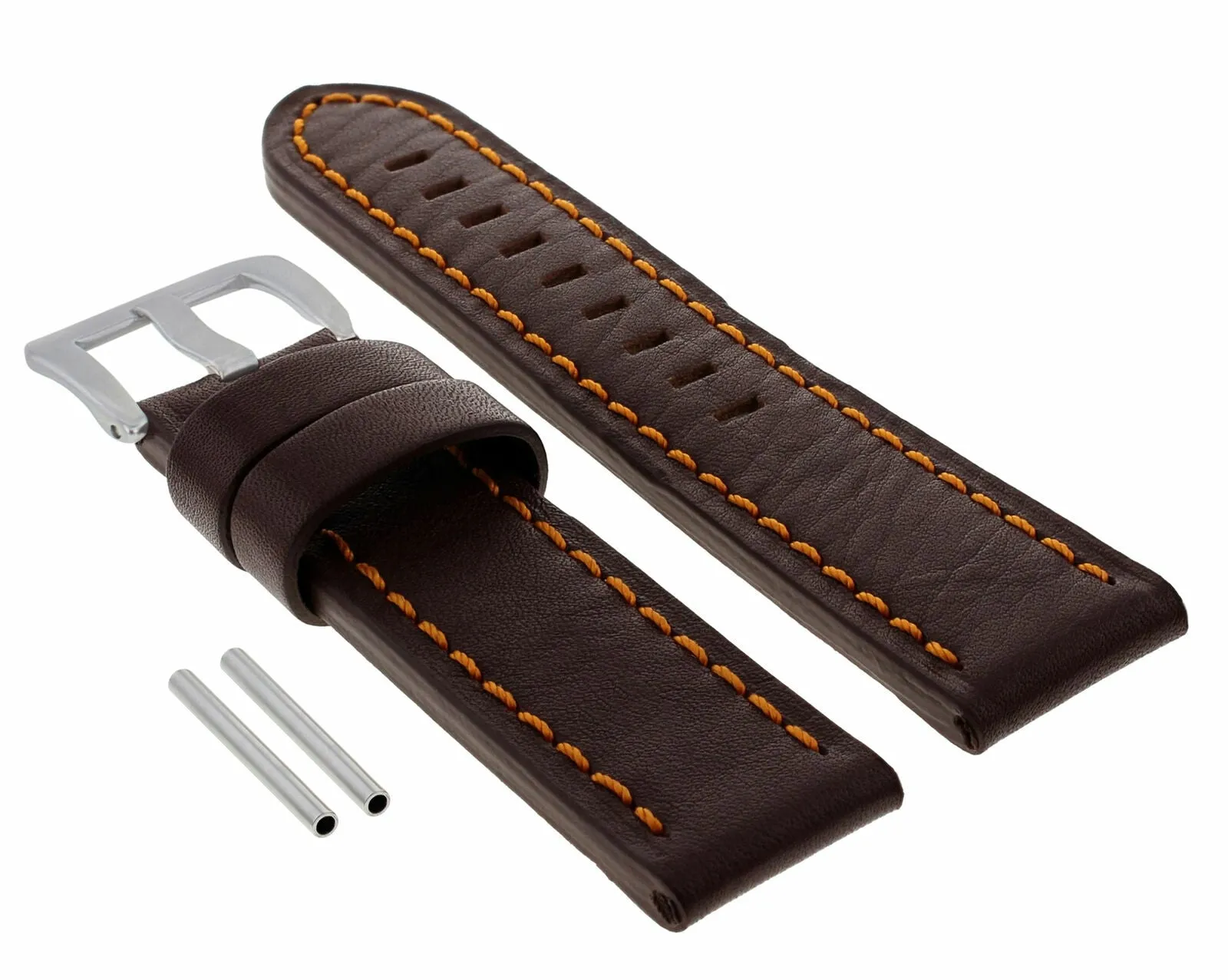 20-22-24MM  LEATHER WATCH BAND STRAP FOR ZENITH PILOT AERONEV TYPE 20 WATCH