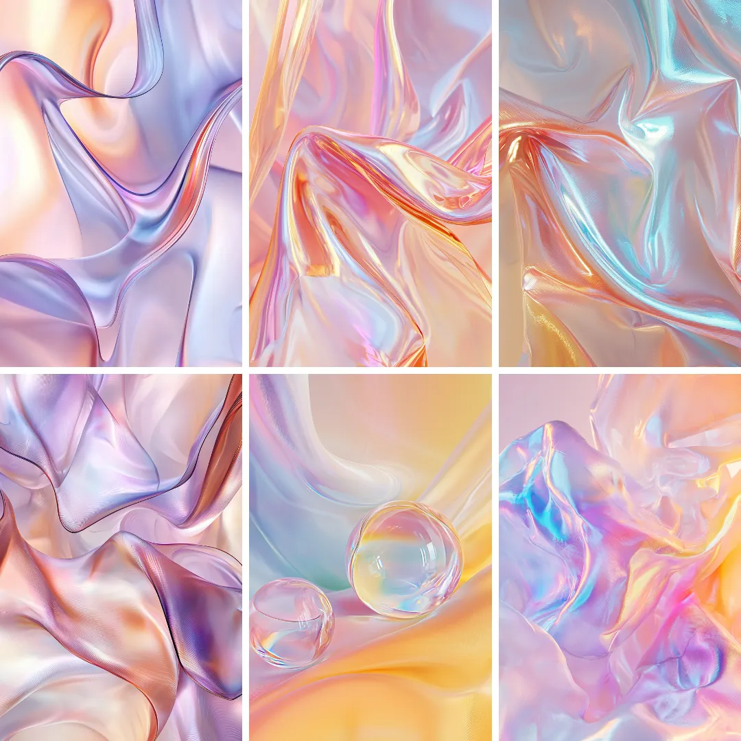 20 Abstract Soft and Calm Digital Assets Bundle (With MRR  Master Resell Rights)