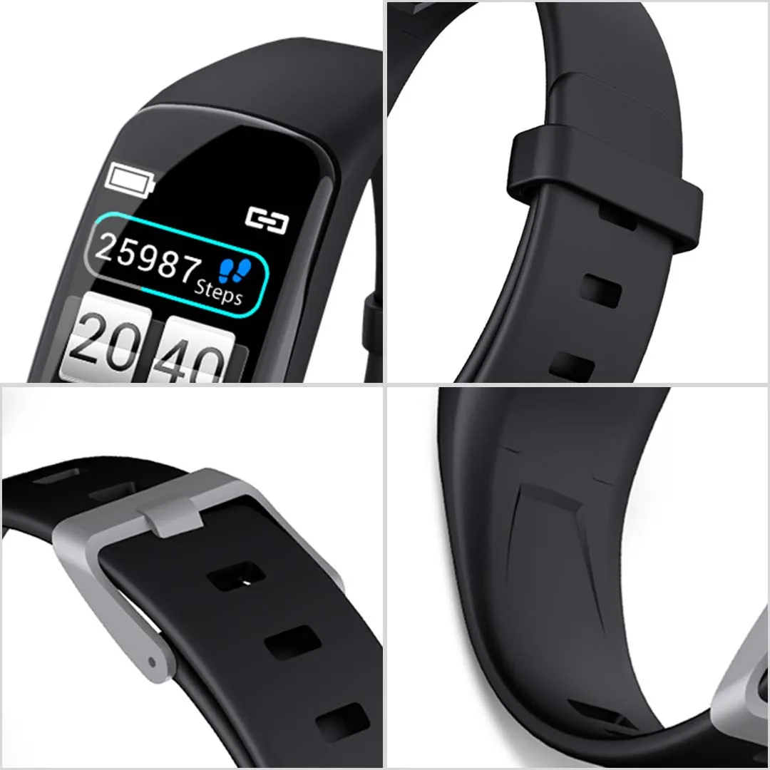 2X Sport Monitor Wrist Touch Fitness Tracker Smart Watch Red - Premium