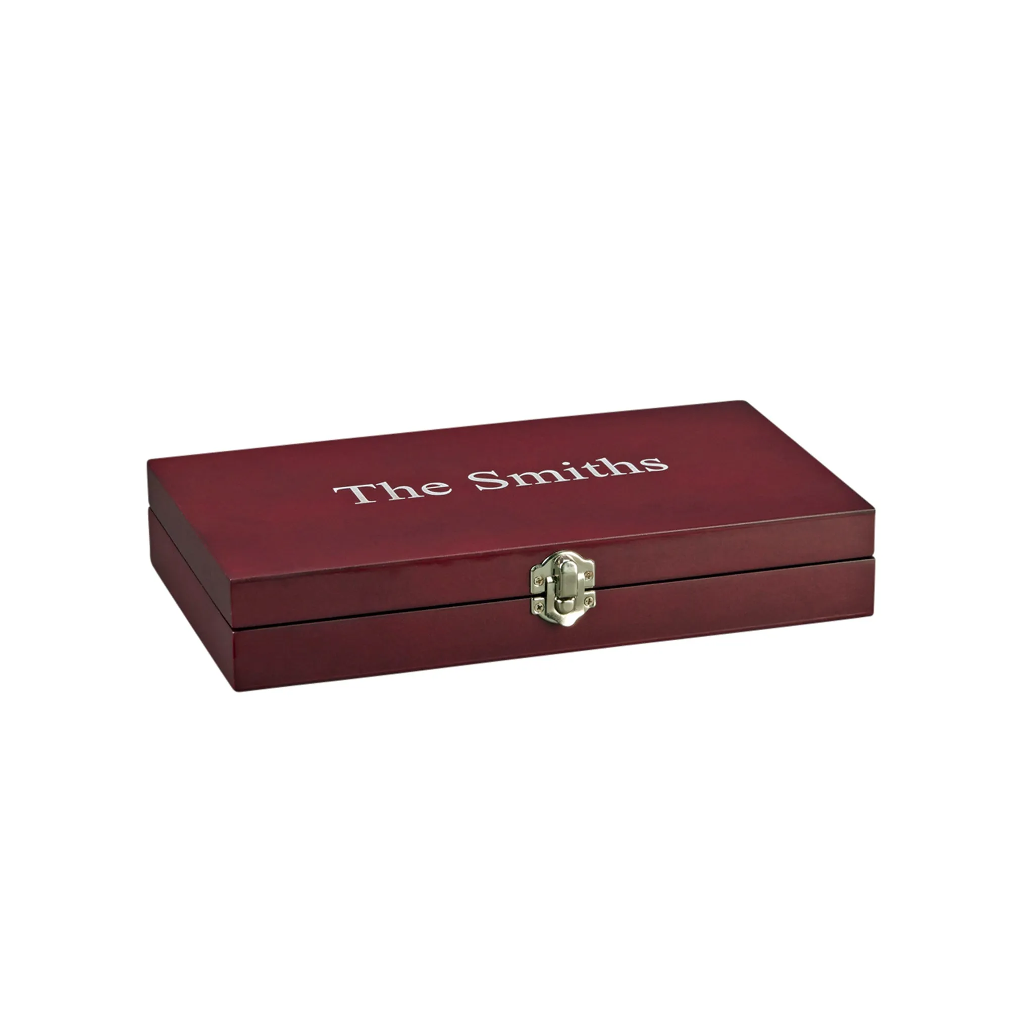 6 Piece Steak Knife Set with Hinged Rosewood Case by Creative Gifts