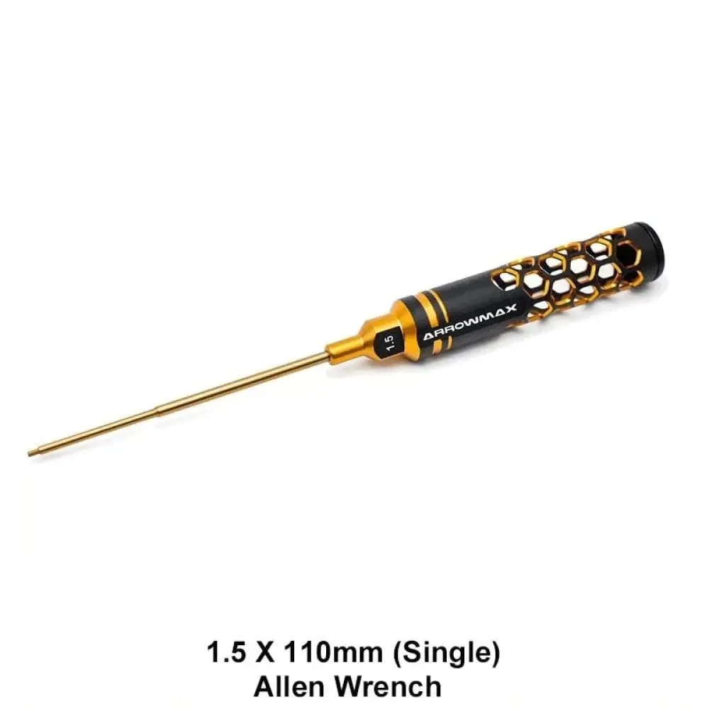 Allen Wrench Screwdriver Set 1.5, 2.0, 2.5 & 3.0 x 110mm Limited Edition Rc Tools