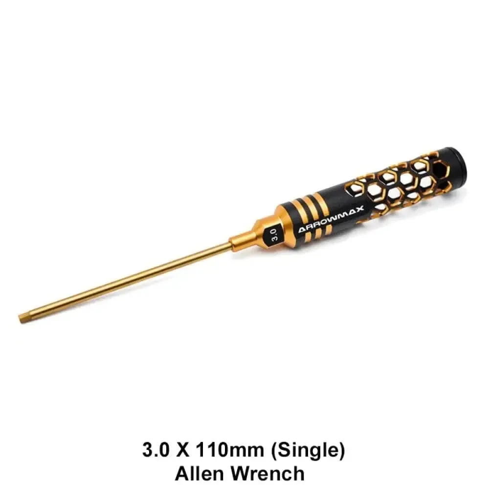 Allen Wrench Screwdriver Set 1.5, 2.0, 2.5 & 3.0 x 110mm Limited Edition Rc Tools