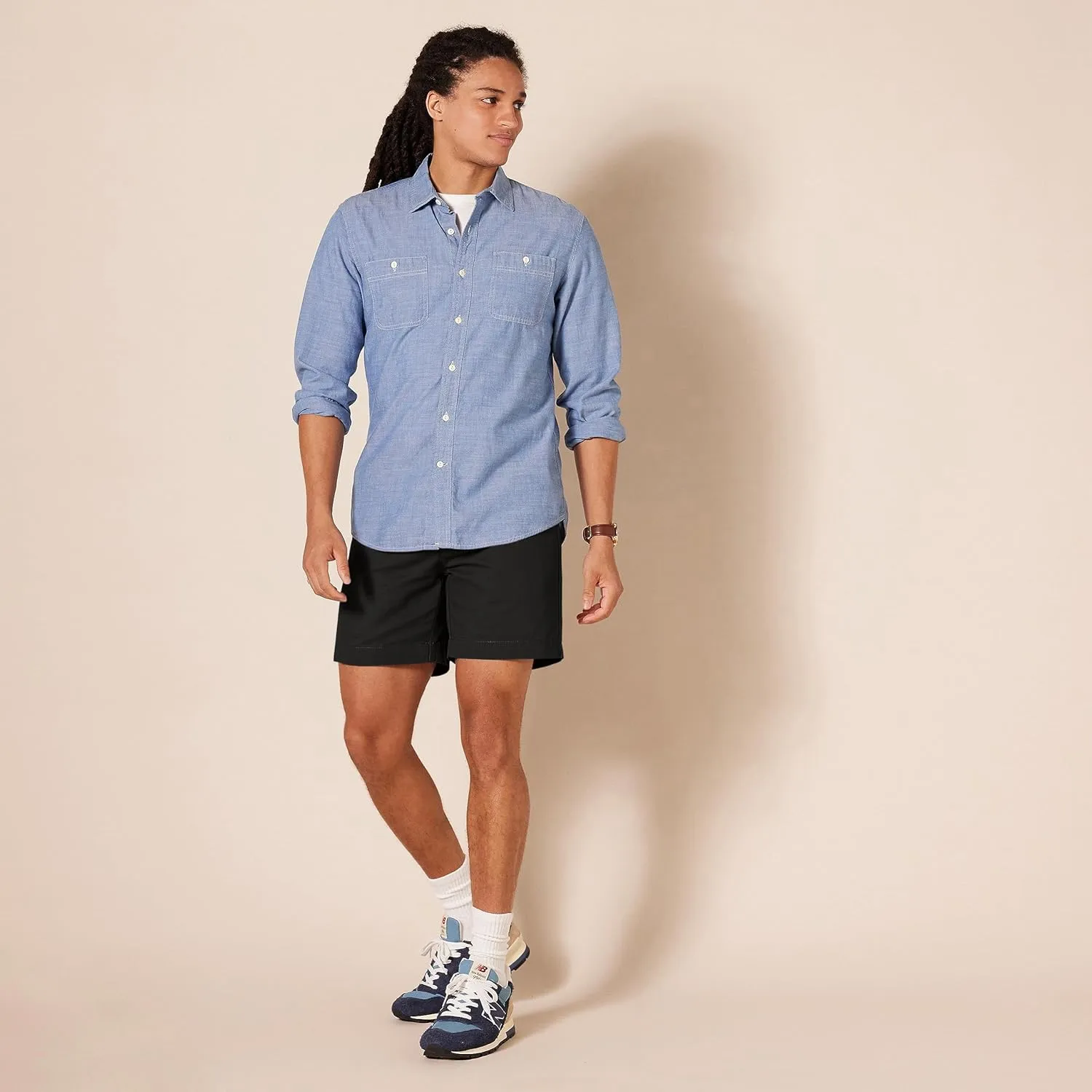 Amazon Essentials Men's Classic-Fit 7" Chino Short