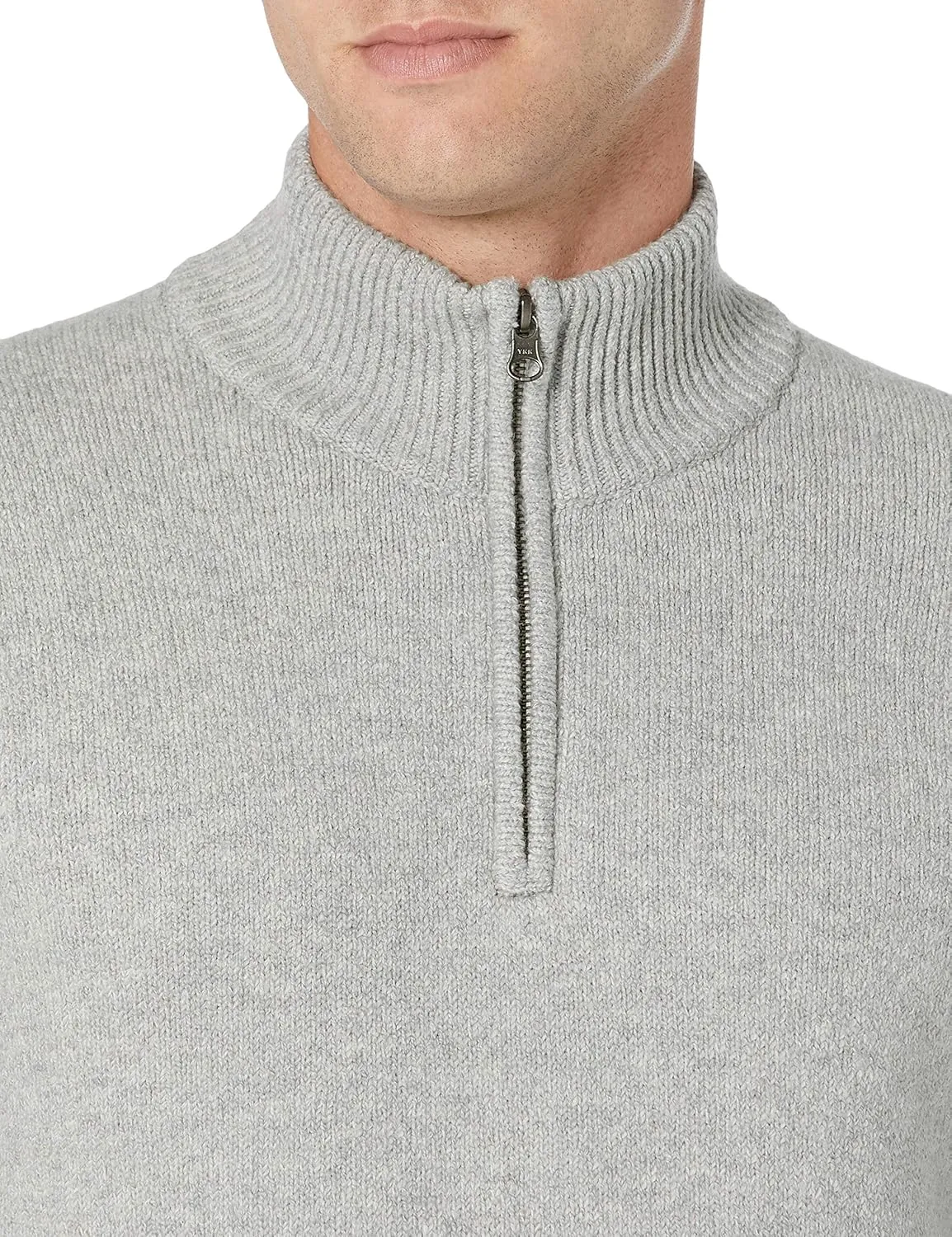 Amazon Essentials Men's Long-Sleeve Soft Touch Quarter-Zip Sweater