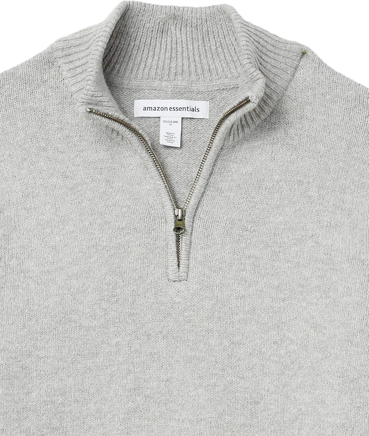 Amazon Essentials Men's Long-Sleeve Soft Touch Quarter-Zip Sweater