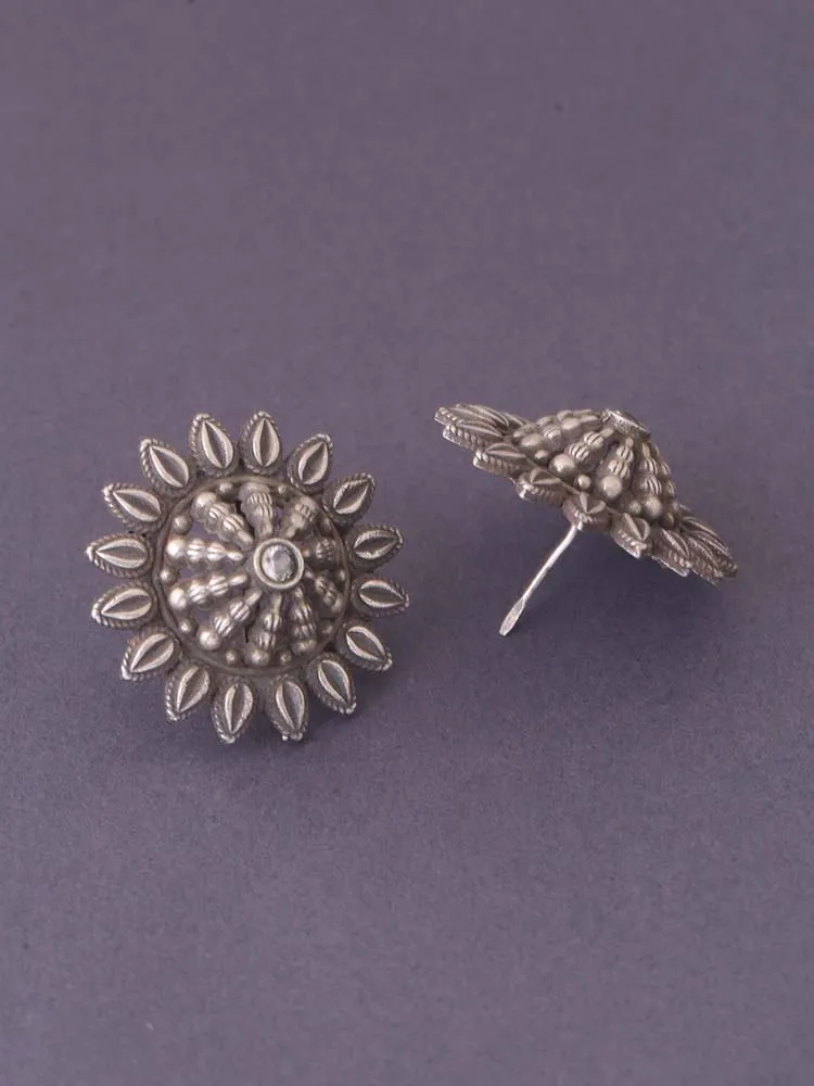 Antique Rakhs Oxidised Studs