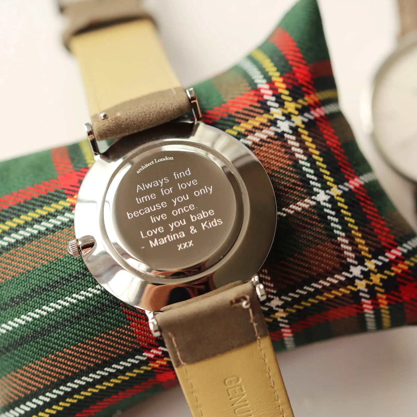 Architect Zephyr Men's Engraved Watch In Urban Grey