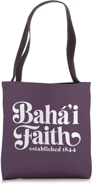 Bah Faith  Established 1844  Classic Typography Tote Bag