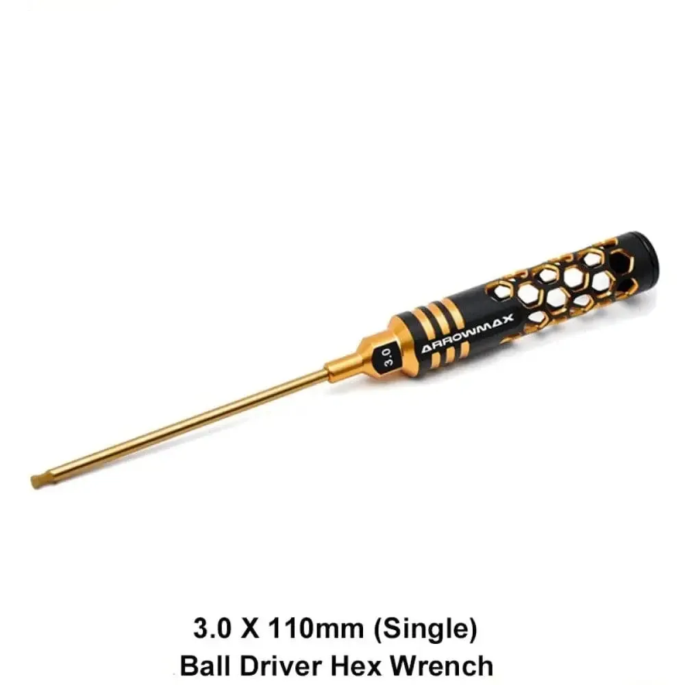 Ball Driver Hex Wrench Set 2.0, 2.5 & 3.0 x 110mm Limited Edition Rc Tools