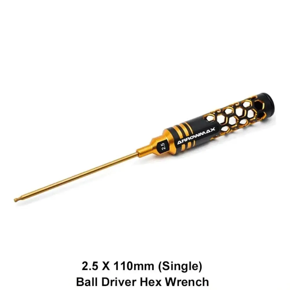 Ball Driver Hex Wrench Set 2.0, 2.5 & 3.0 x 110mm Limited Edition Rc Tools