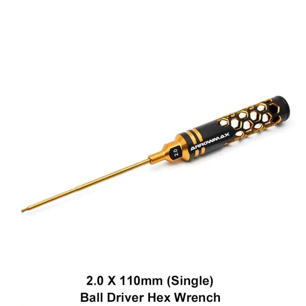 Ball Driver Hex Wrench Set 2.0, 2.5 & 3.0 x 110mm Limited Edition Rc Tools