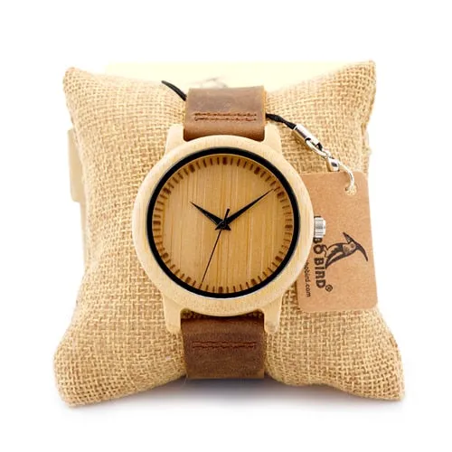 Bamboo Couples  Handmade Natural Wood Luxury Wristwatches