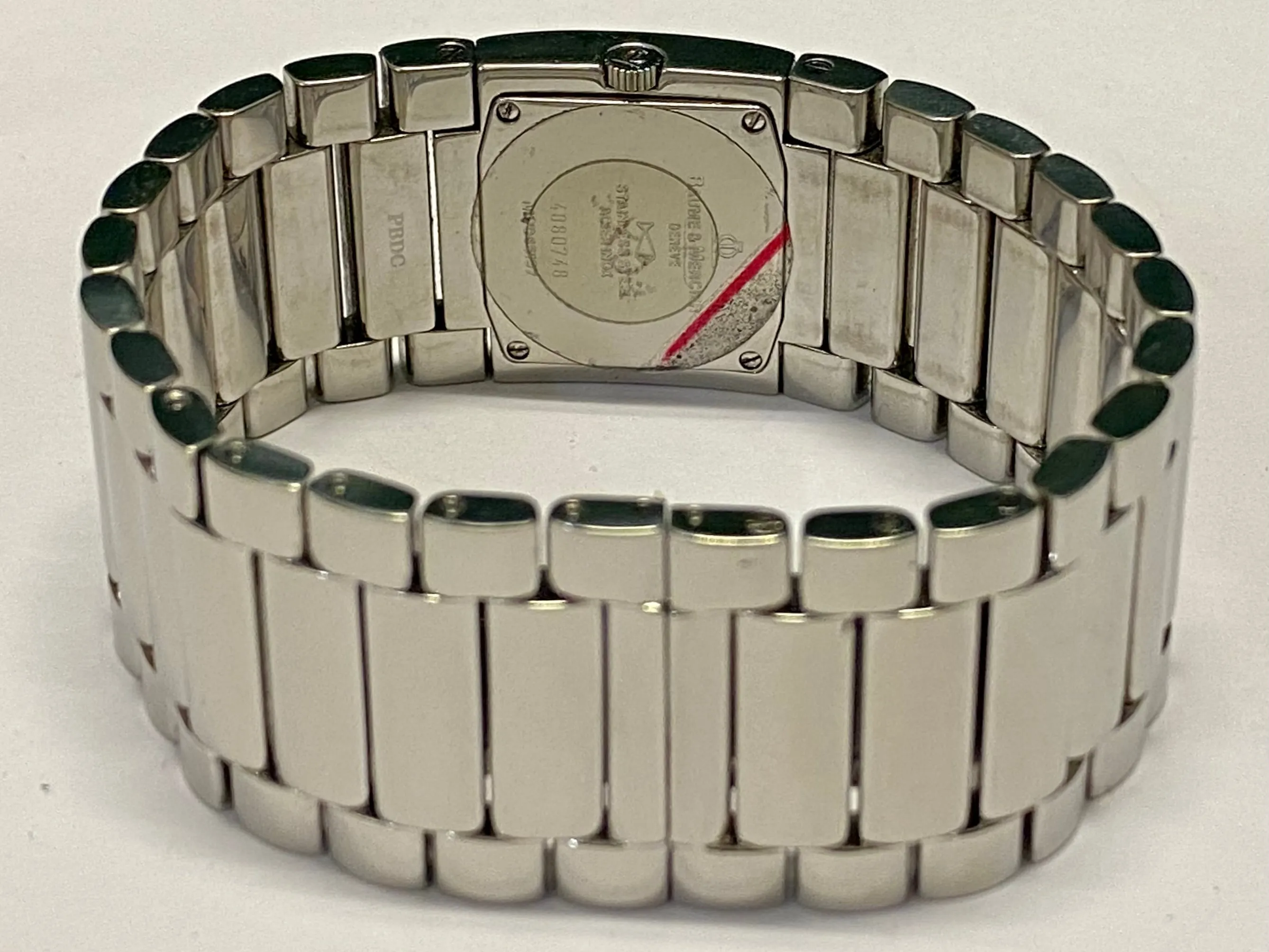 BAUME & MERCIER SS High Polish Mirror Style Dial w/ White Hands- $10K APR w/COA!