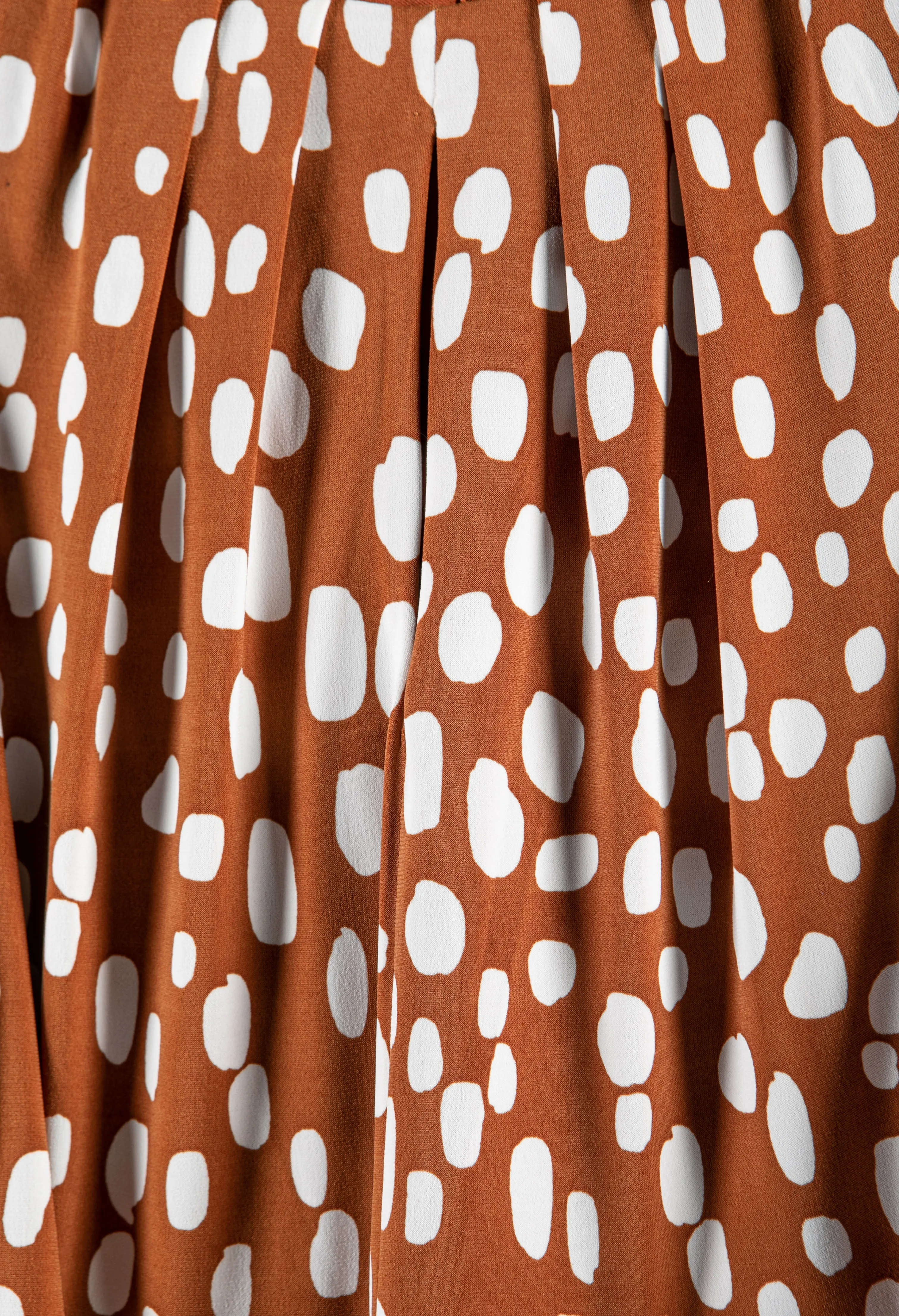 Belted Polka Dot Dress