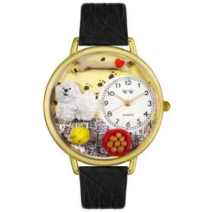 Bichon Watch in Gold (Large)