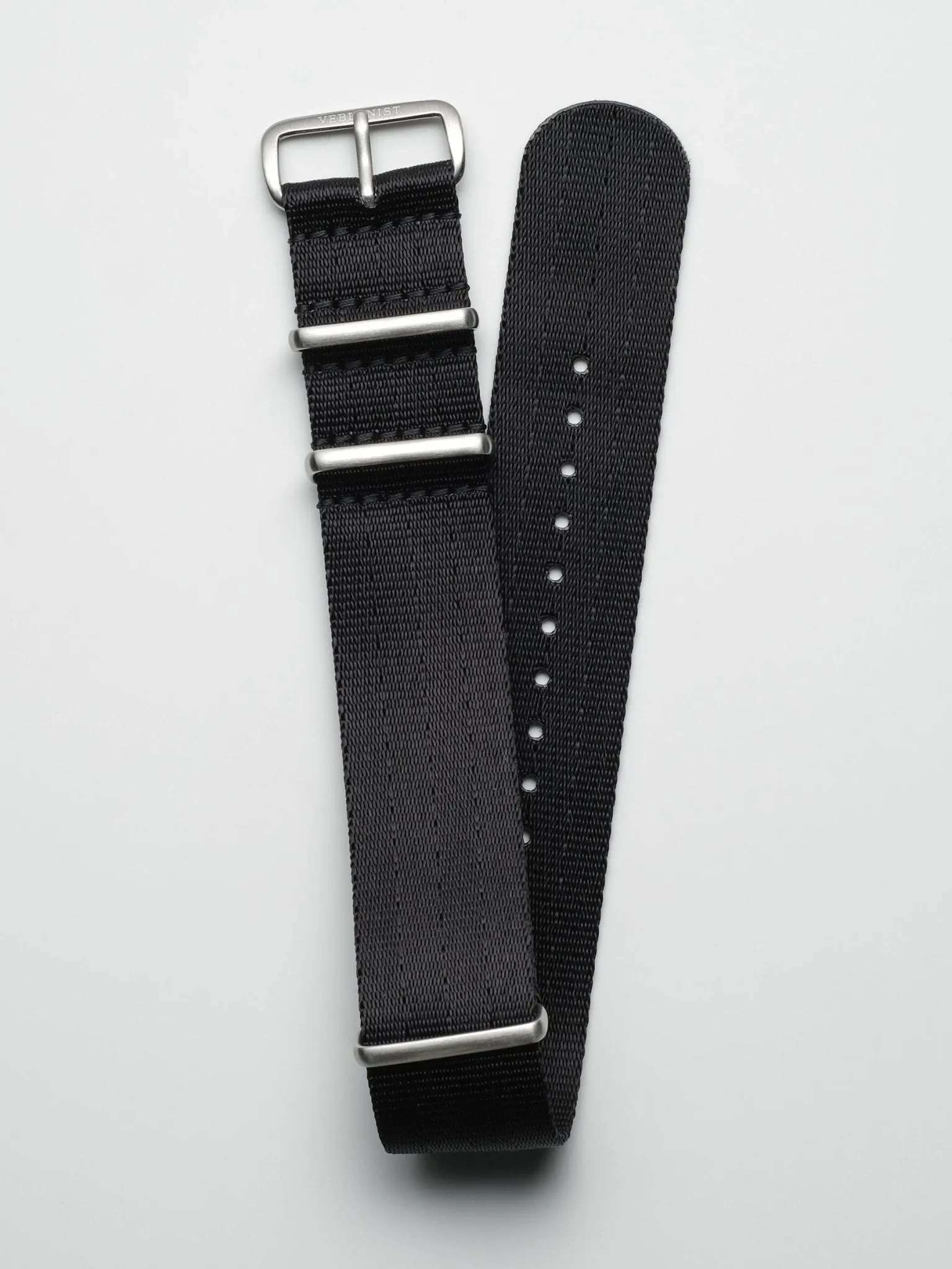 Black Seatbelt Nylon Single-Piece