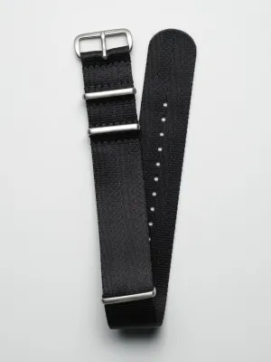Black Seatbelt Nylon Single-Piece
