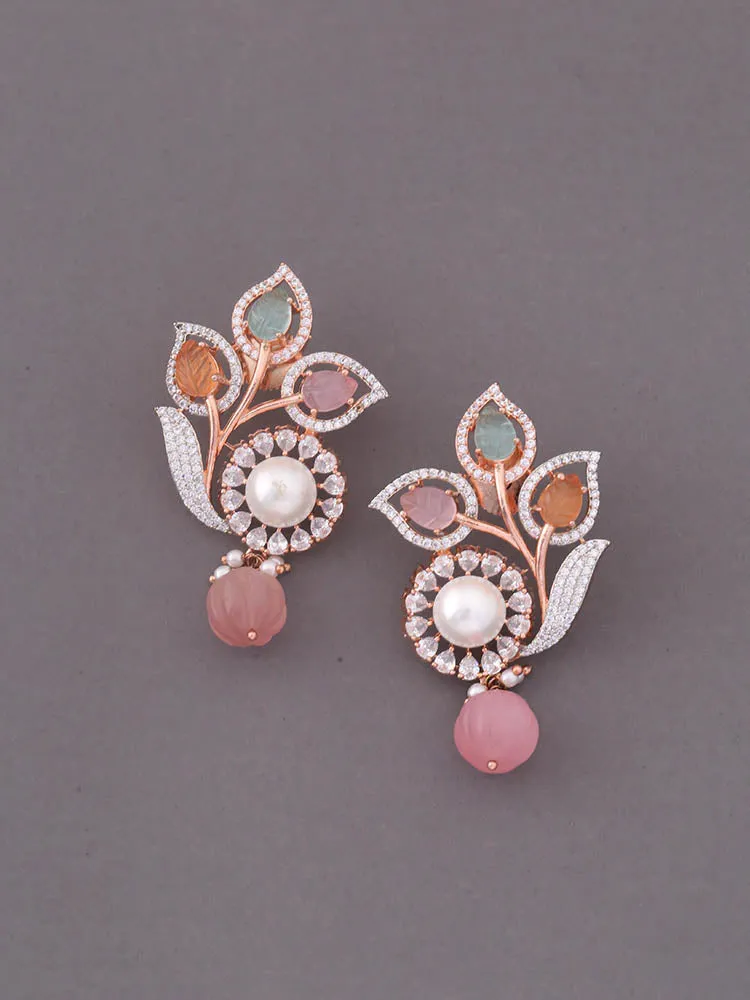 Blush Calixta Zirconia Studs