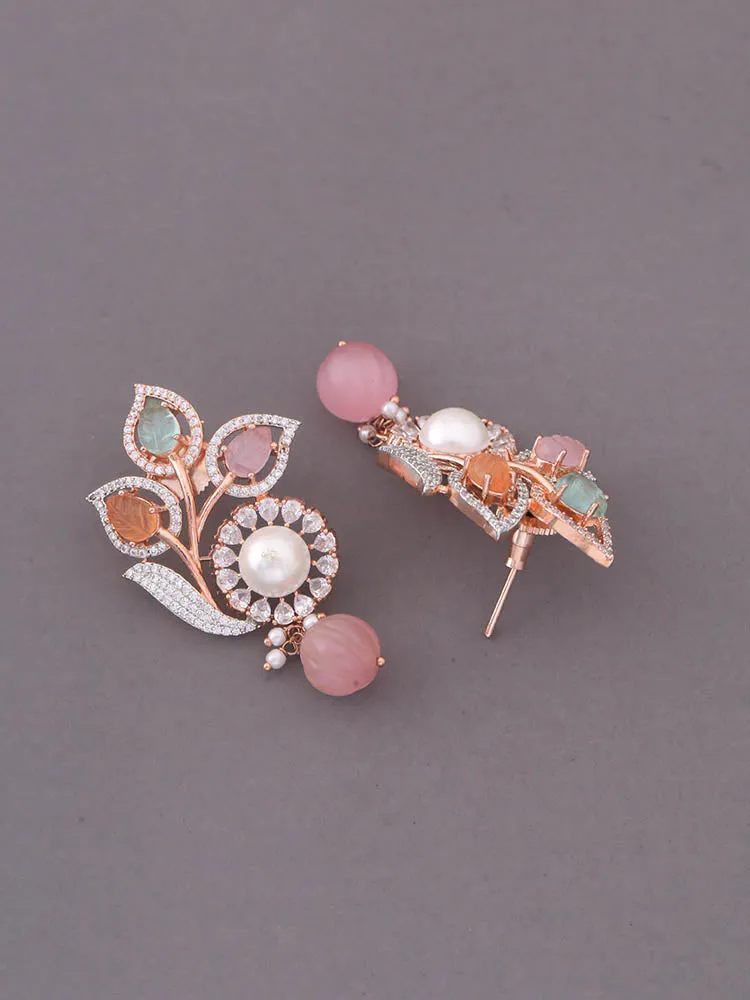 Blush Calixta Zirconia Studs